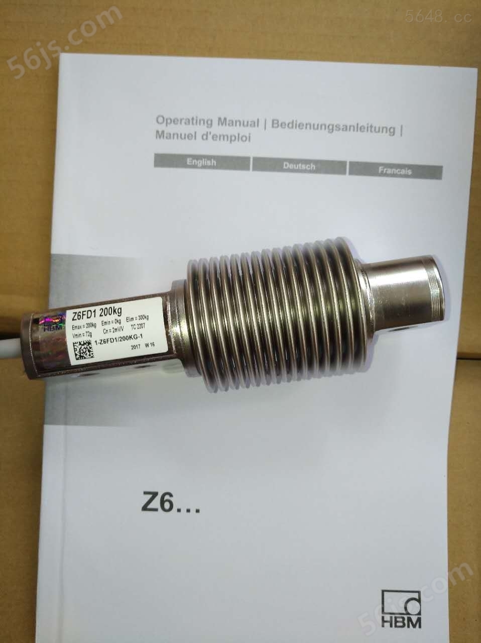 德国HBM不锈钢Z6FD1/50kg包装秤传感器