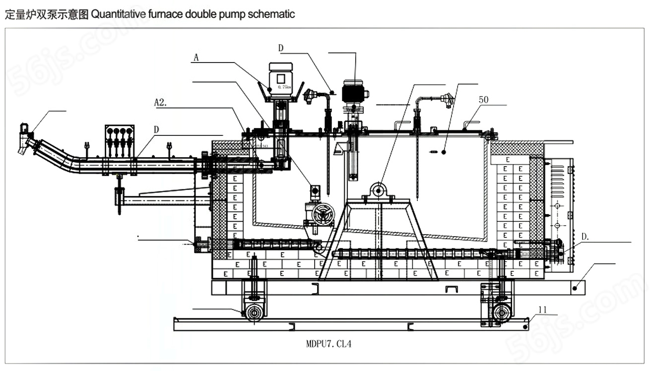 镁合金自动定量泵、转液泵